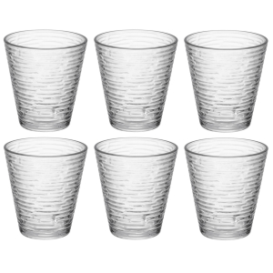 Komplet szklanek LIRYC 310ml 6 sztuk wzór 1 paski